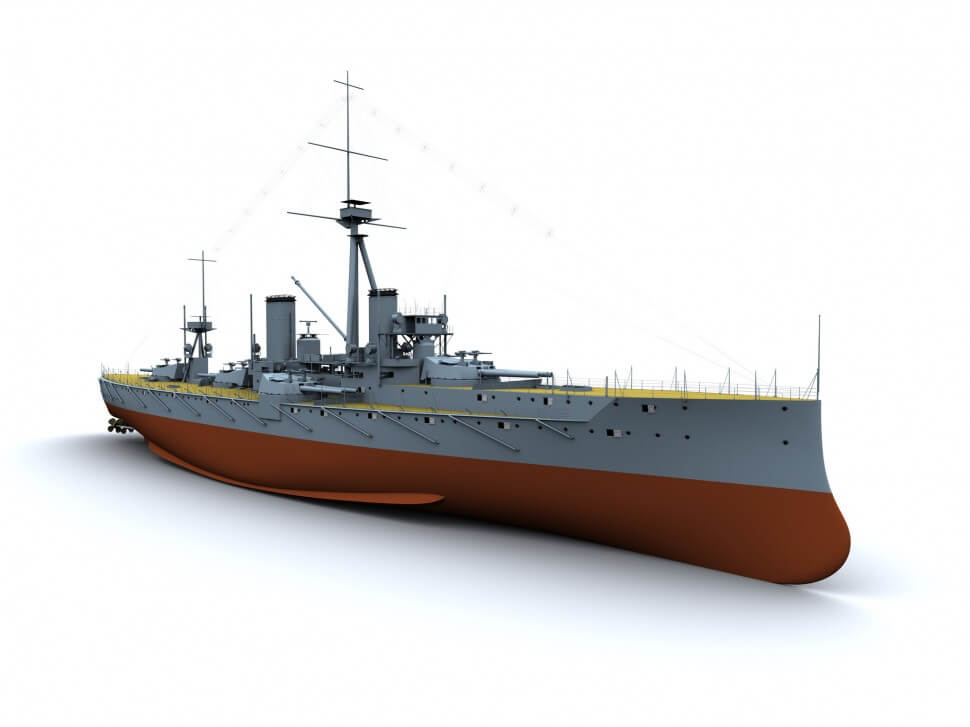 Линкор Дредноут первый из класса кораблей