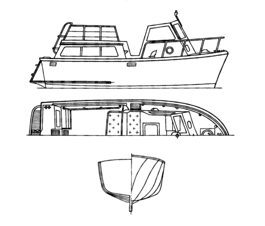 Катер по проекту Д. Бича