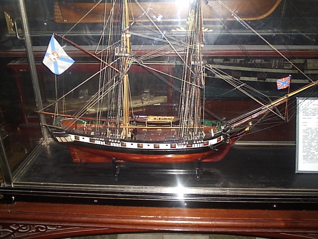 Бриг Меркурий - модель