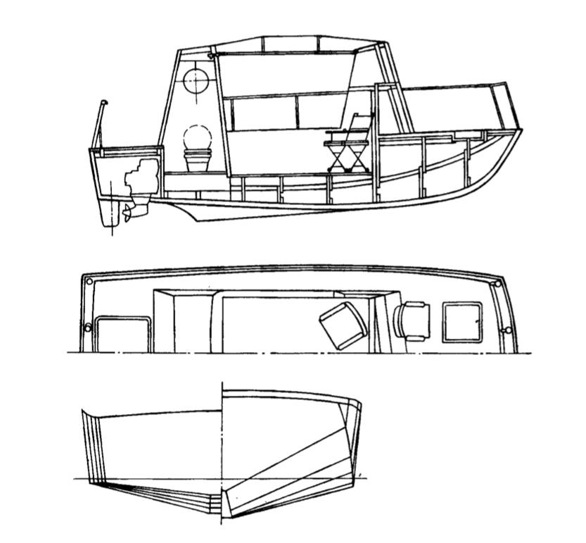 Плавучая дача - проект Д. Бича
