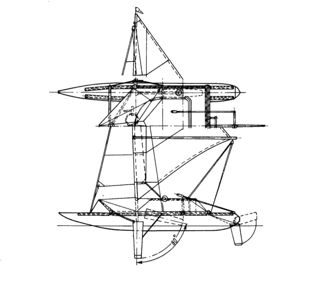 Надувной парусный катамаран &quot;Альбатрос&quot;