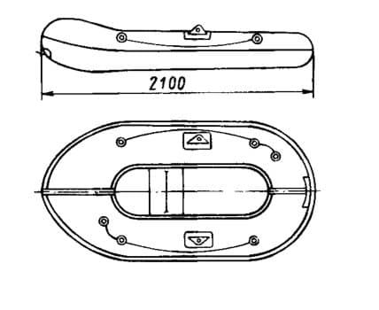 Надувная лодка &quot;Нырок-1&quot;