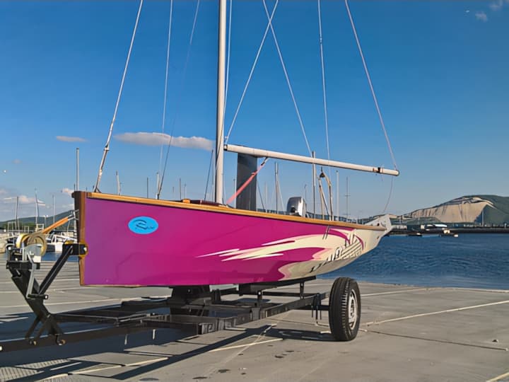 Чертежи швертбота (4.8 м) - 1